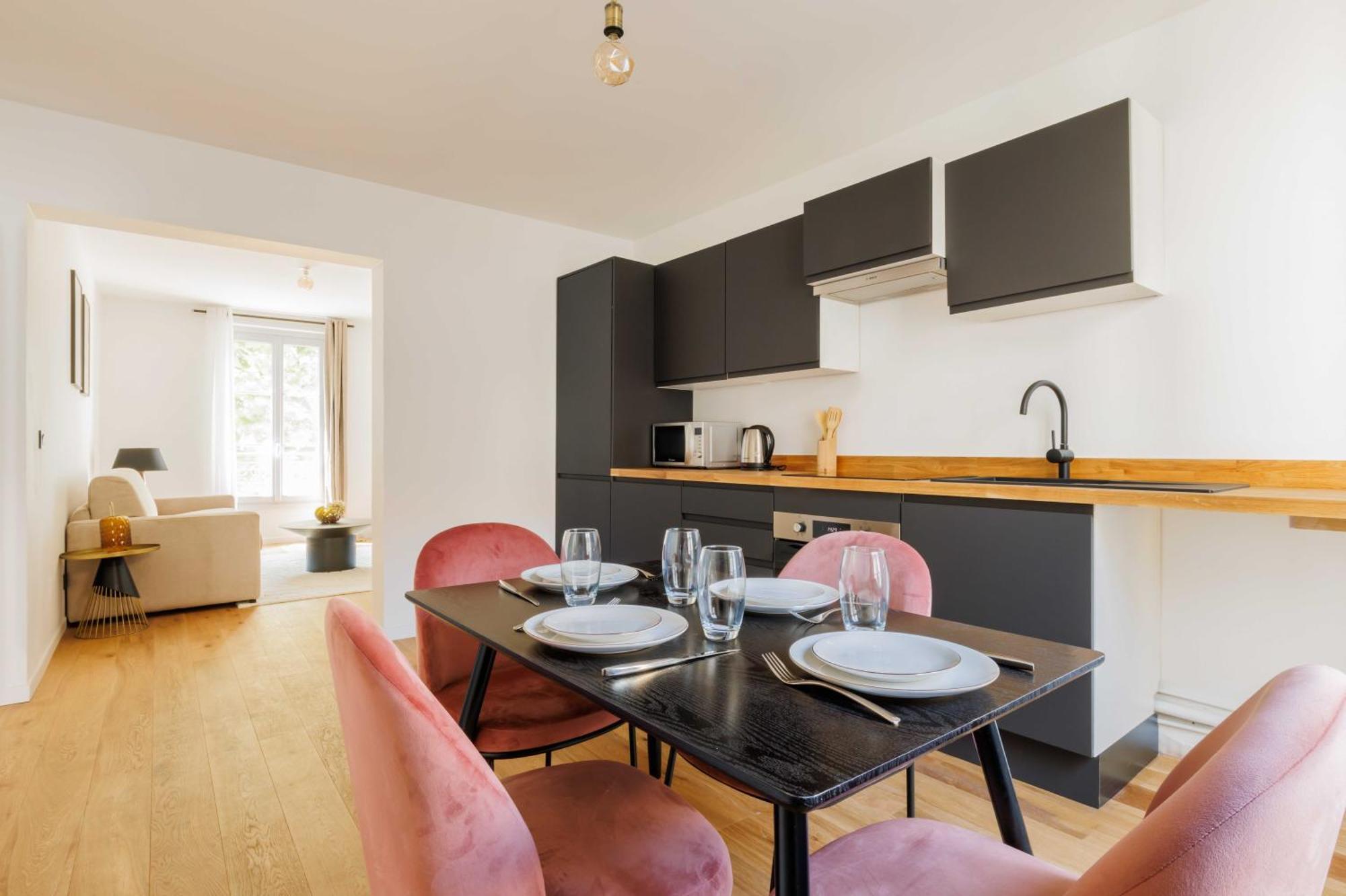 Chic Appartement - 1Br-4P - Chateau De Vincennes Exteriör bild